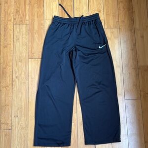 Boys Black Nike Dri-fit Sweatpants - M